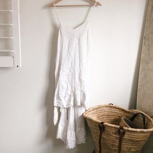 Billabong Lace Spaghetti Strap Midi Dress